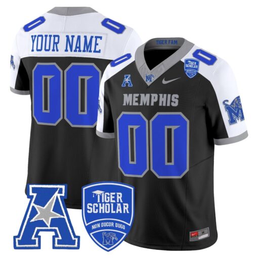 Memphis Tigers 2025 Vapor Limited Custom Jersey - All Stitched - Image 2