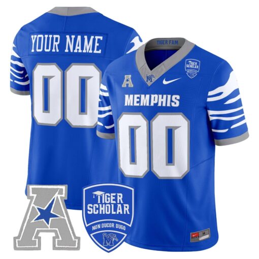 Memphis Tigers 2025 Vapor Limited Custom Jersey - All Stitched - Image 3
