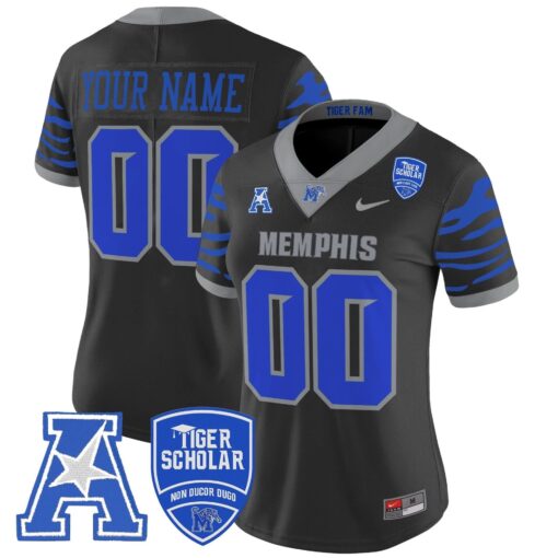 Memphis Tigers 2025 Vapor Limited Custom Jersey - All Stitched - Image 9