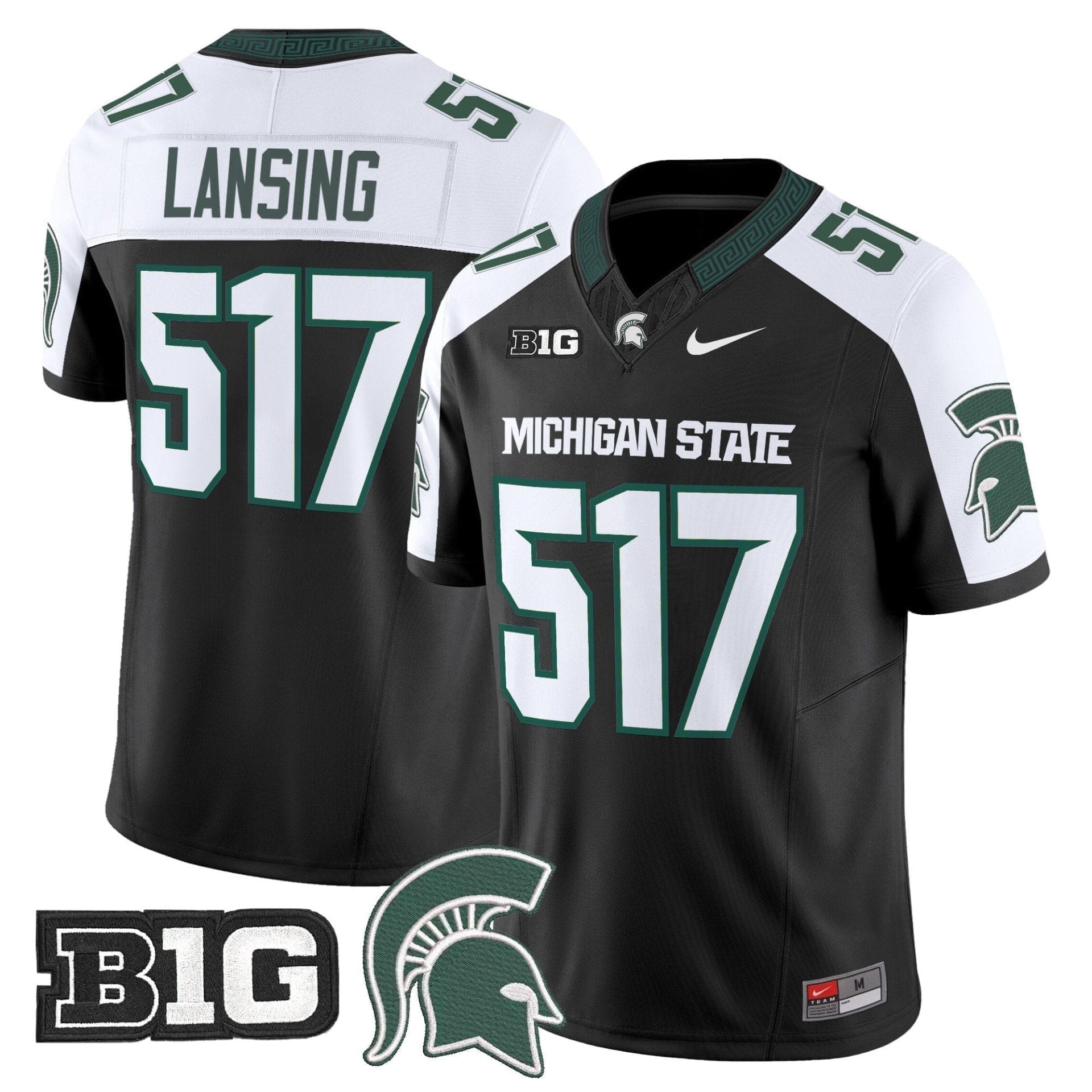 Men's Michigan State Spartans 2025 Vapor Limited Jersey - All Stitched 4 Men's Michigan State Spartans 2025 Vapor Limited Jersey - All Stitched - Image 4
