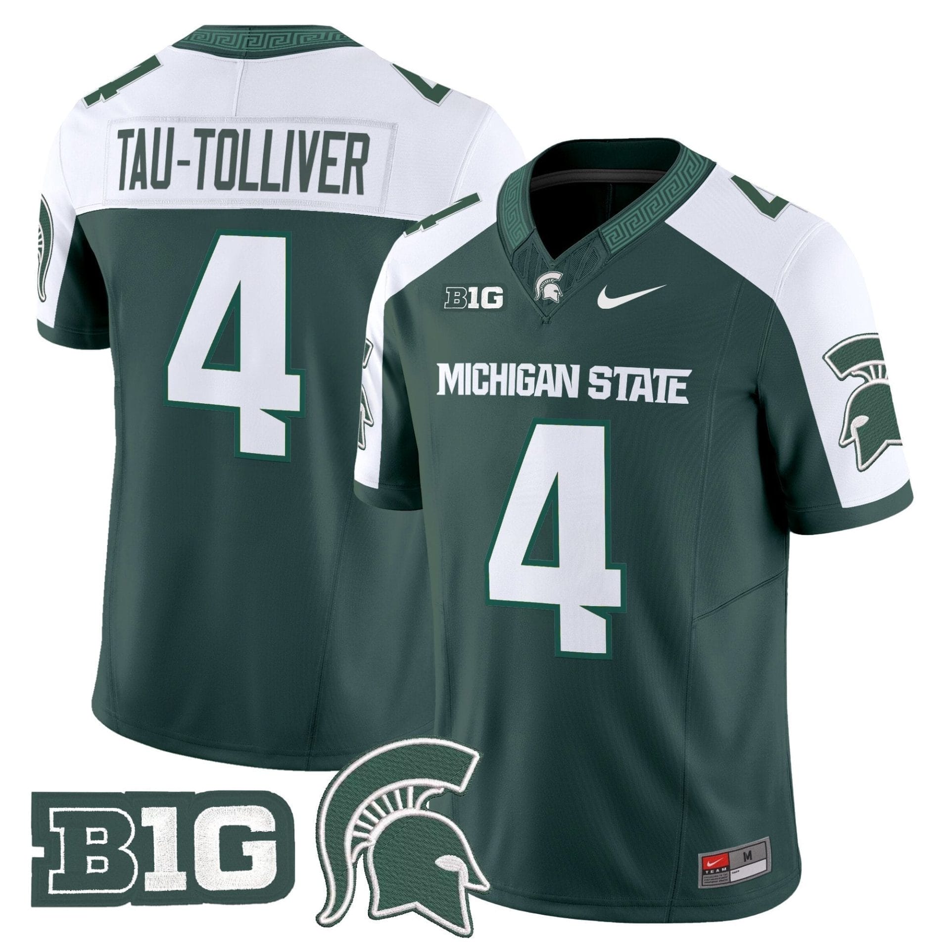 Men's Michigan State Spartans 2025 Vapor Limited Jersey - All Stitched 8 Men's Michigan State Spartans 2025 Vapor Limited Jersey - All Stitched - Image 8