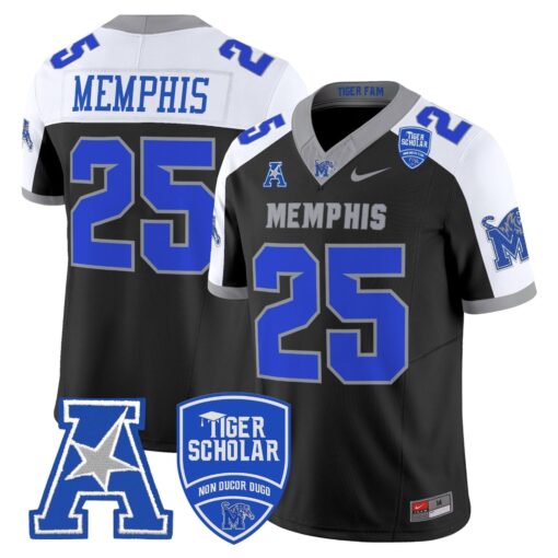 Memphis Tigers 2025 Vapor Limited Jersey - All Stitched - Image 17