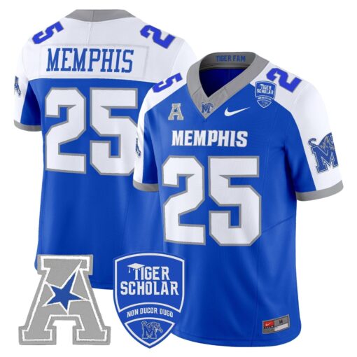 Memphis Tigers 2025 Vapor Limited Jersey - All Stitched - Image 8