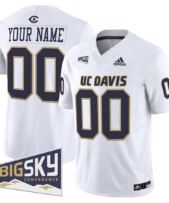 Alternative view of UC Davis Aggies 2025 'Lake Tahoe Patch' Vapor Limited Custom Jersey - All Stitched