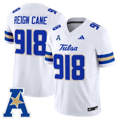 Tulsa Golden Hurricane 2025 Vapor Limited Jersey - All Stitched - Image 11