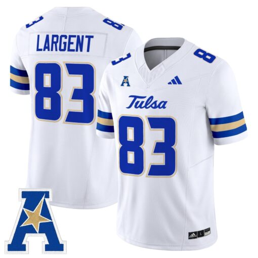 Tulsa Golden Hurricane 2025 Vapor Limited Jersey - All Stitched - Image 15