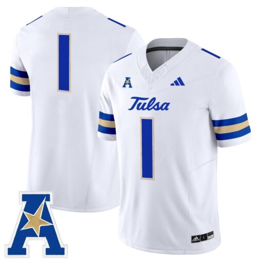 Tulsa Golden Hurricane 2025 Vapor Limited Jersey - All Stitched - Image 18