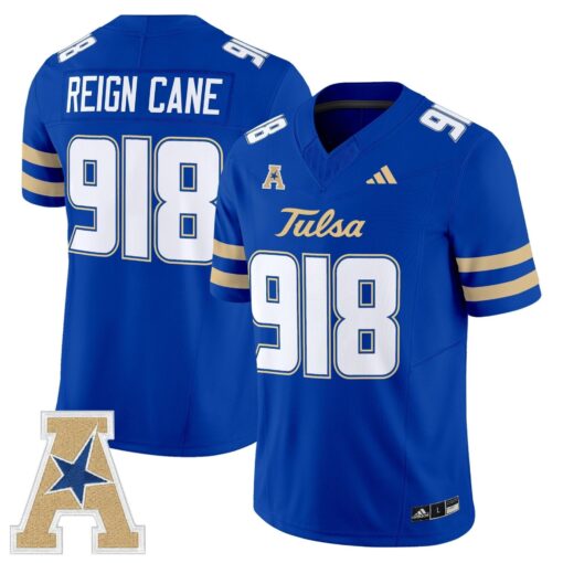 Tulsa Golden Hurricane 2025 Vapor Limited Jersey - All Stitched - Image 2