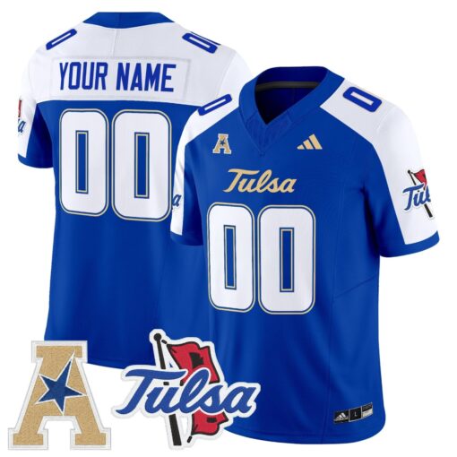 Tulsa Golden Hurricane 2025 Vapor Limited Custom Jersey - All Stitched - Image 3