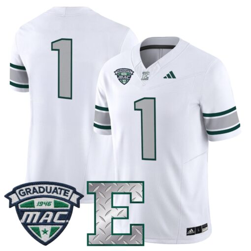Eastern Michigan Eagles 2025 Vapor Limited Jersey - All Stitched - Image 18