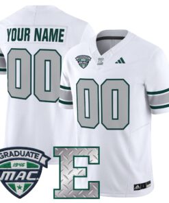 Alternative view of Eastern Michigan Eagles 2025 Vapor Limited Custom Jersey - All Stitched