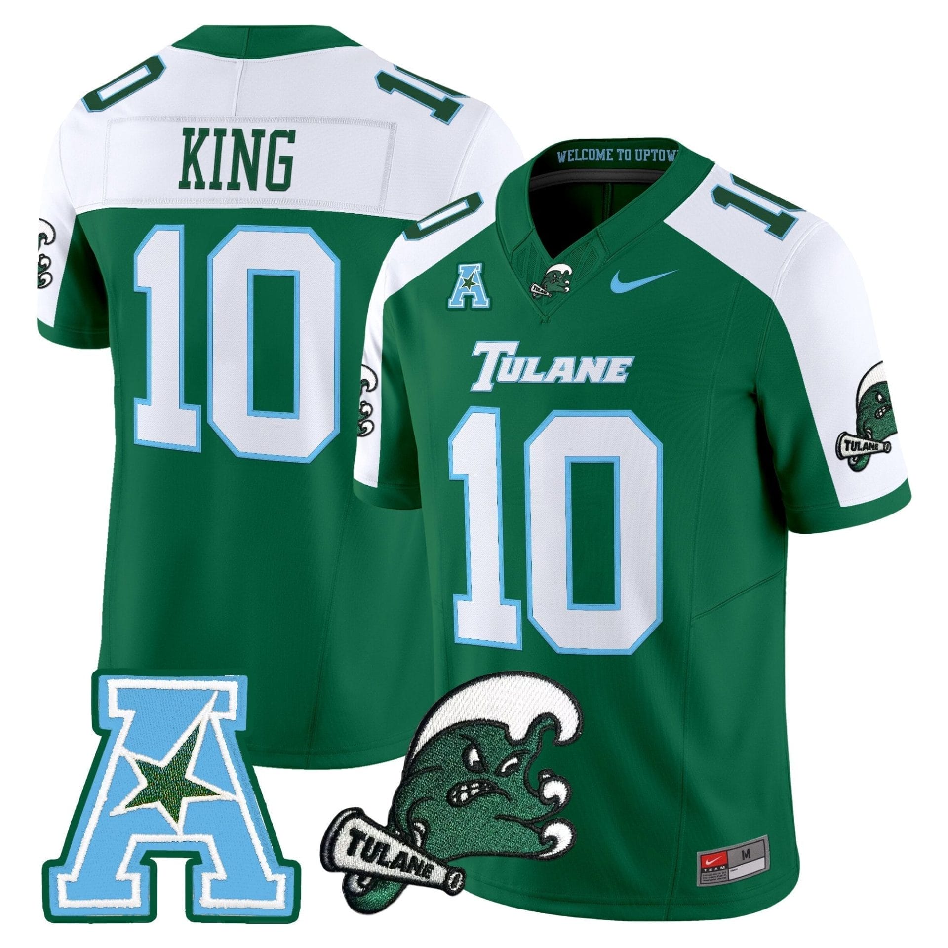 Tulane Green Wave 2025 Vapor Limited Jersey - All Stitched 6 Tulane Green Wave 2025 Vapor Limited Jersey - All Stitched - Image 6