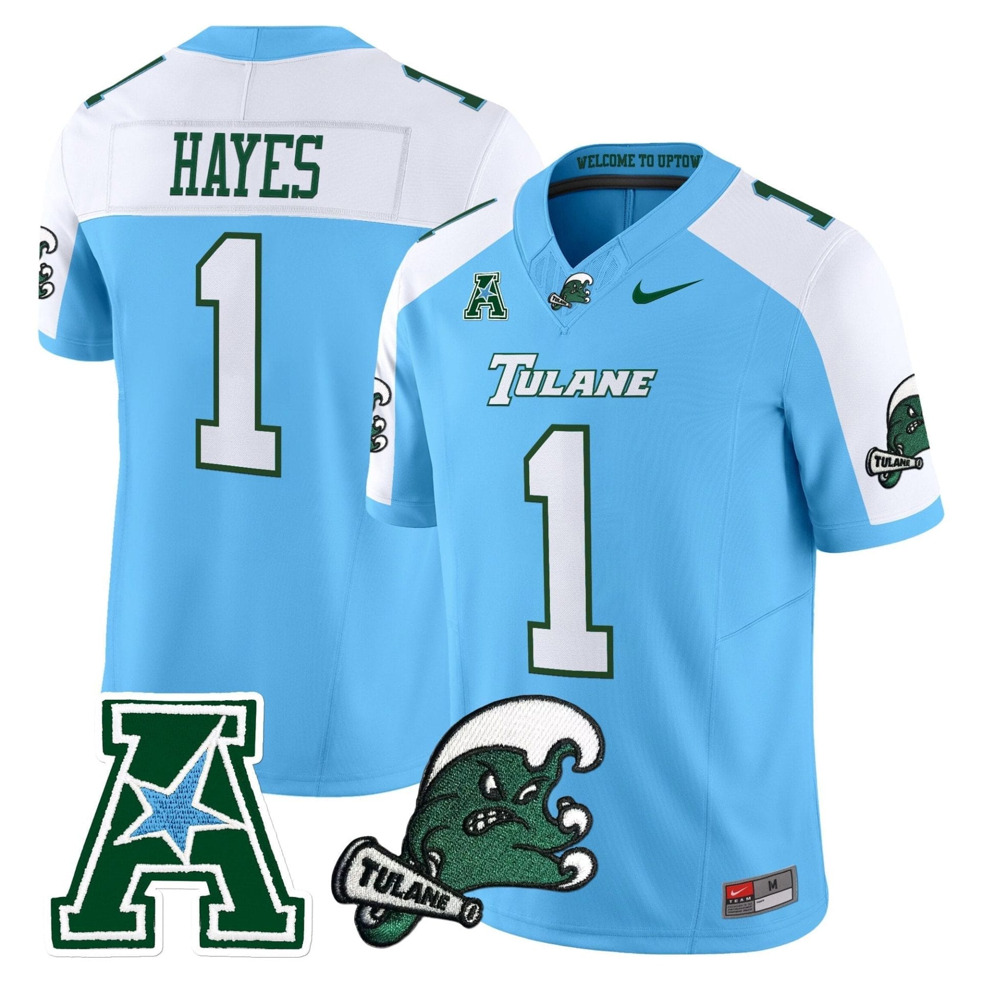 Tulane Green Wave 2025 Vapor Limited Jersey - All Stitched 12 Tulane Green Wave 2025 Vapor Limited Jersey - All Stitched - Image 12