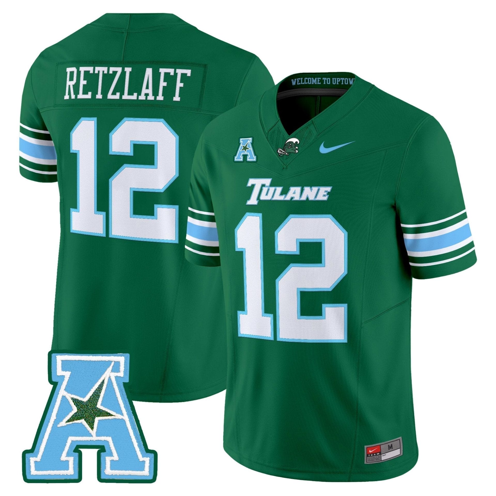 Tulane Green Wave 2025 Vapor Limited Jersey - All Stitched 17 Tulane Green Wave 2025 Vapor Limited Jersey - All Stitched - Image 17