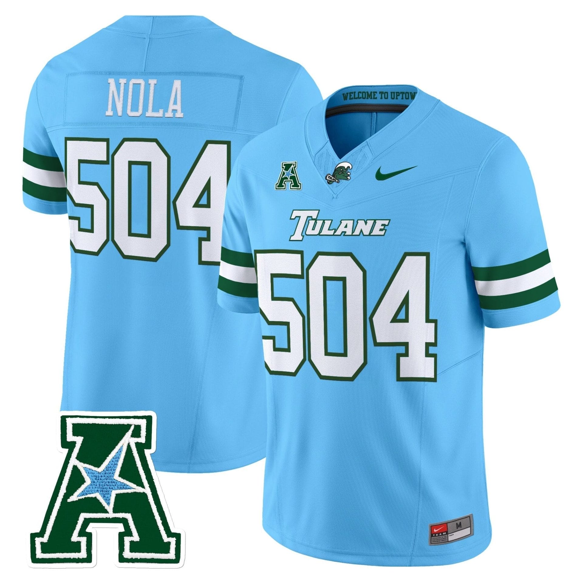 Tulane Green Wave 2025 Vapor Limited Jersey - All Stitched 26 Tulane Green Wave 2025 Vapor Limited Jersey - All Stitched - Image 26