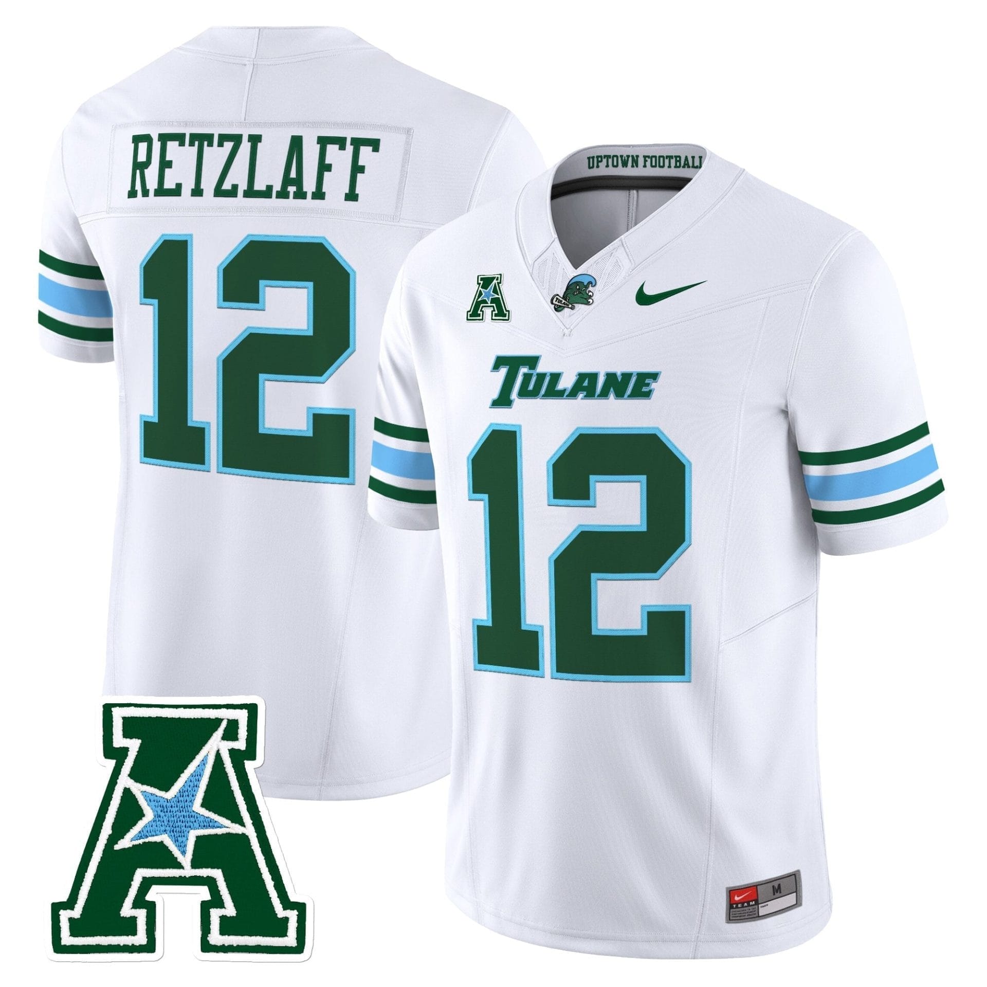 Tulane Green Wave 2025 Vapor Limited Jersey - All Stitched 33 Tulane Green Wave 2025 Vapor Limited Jersey - All Stitched - Image 33