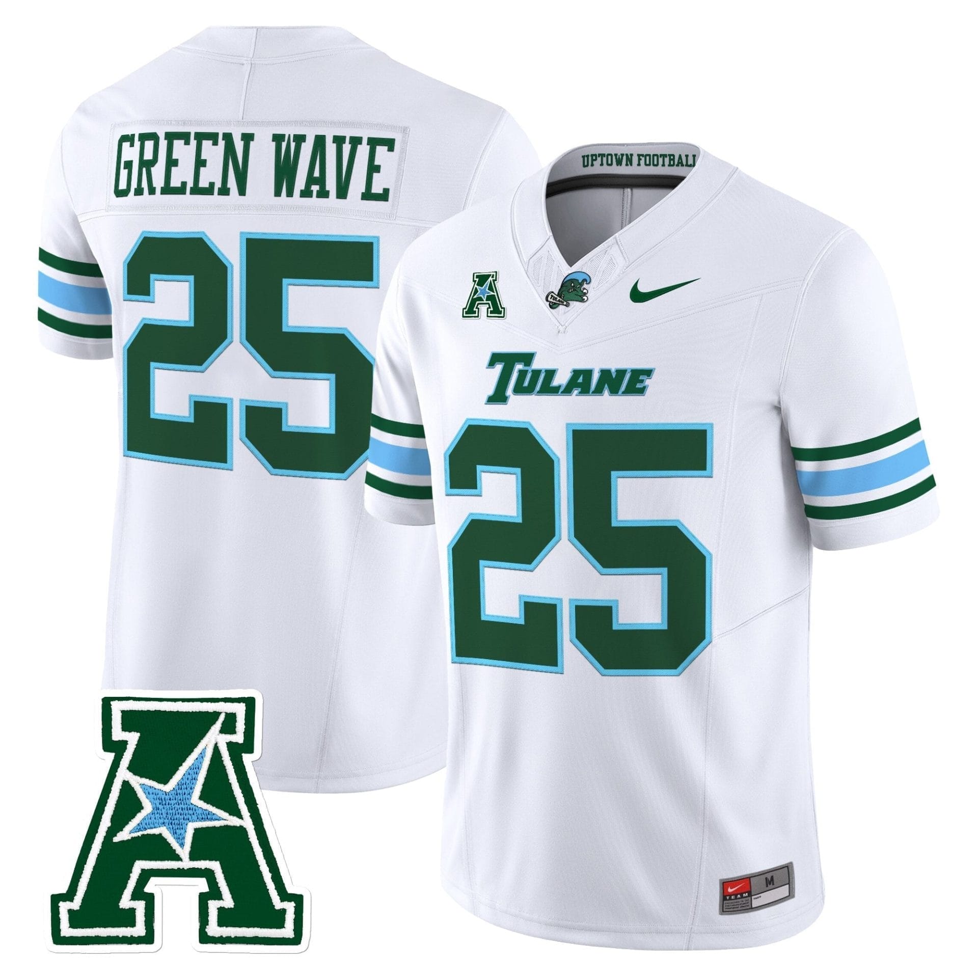 Tulane Green Wave 2025 Vapor Limited Jersey - All Stitched 39 Tulane Green Wave 2025 Vapor Limited Jersey - All Stitched - Image 39