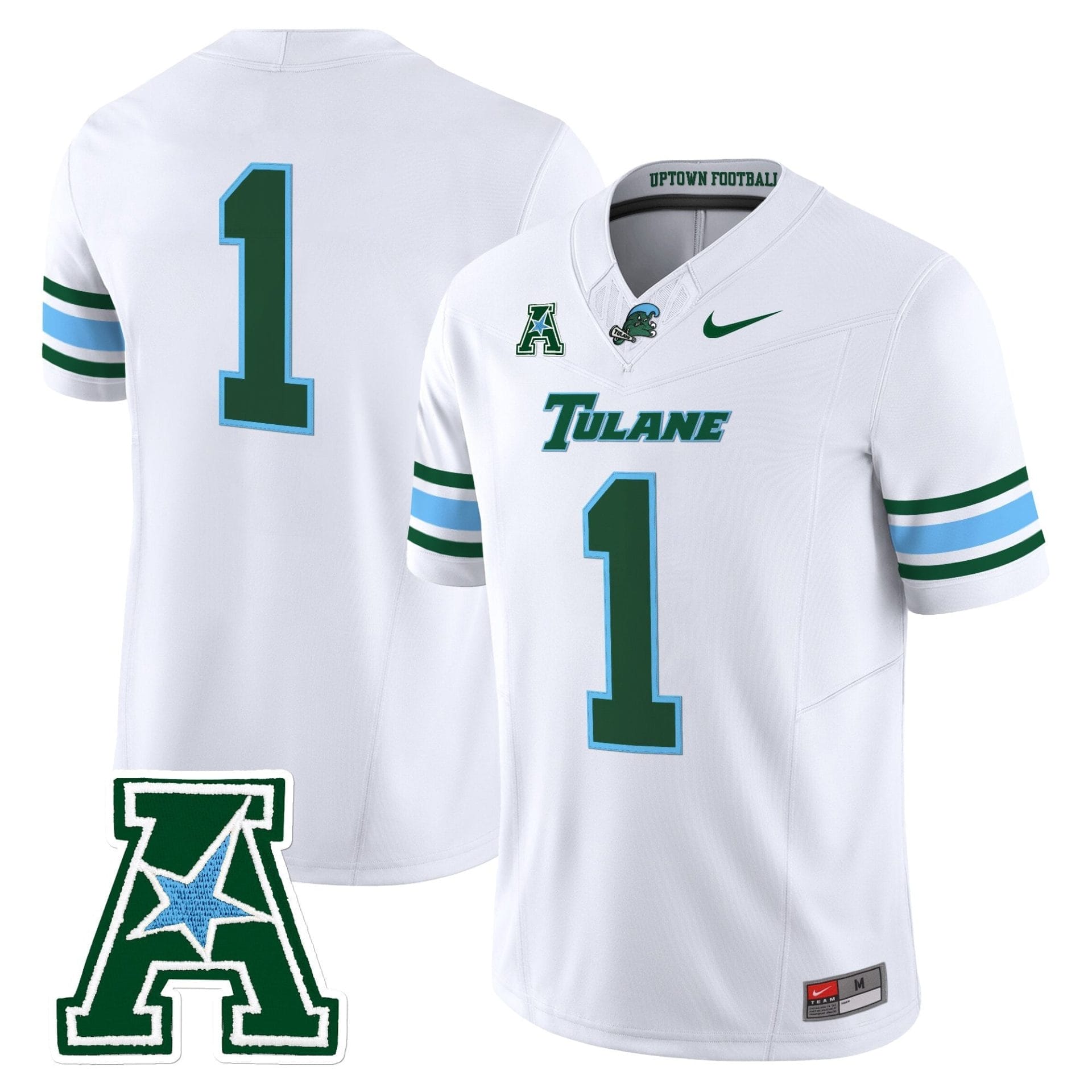 Tulane Green Wave 2025 Vapor Limited Jersey - All Stitched 40 Tulane Green Wave 2025 Vapor Limited Jersey - All Stitched - Image 40