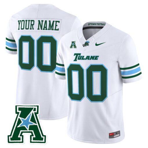 Tulane Green Wave 2025 Vapor Limited Custom Jersey - All Stitched - Image 5