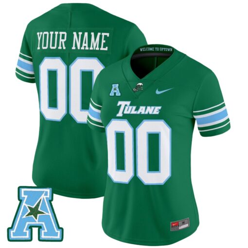 Tulane Green Wave 2025 Vapor Limited Custom Jersey - All Stitched - Image 8