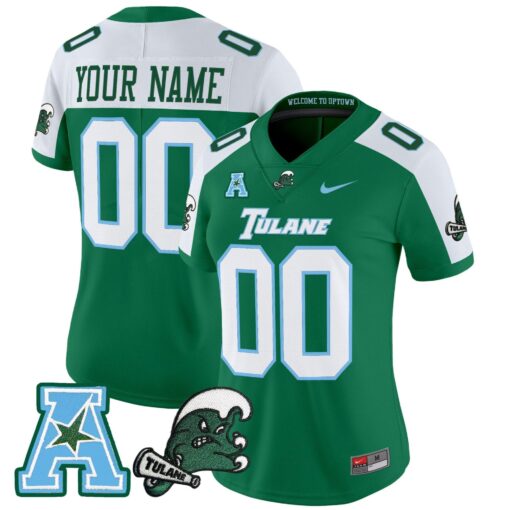 Tulane Green Wave 2025 Vapor Limited Custom Jersey - All Stitched - Image 6