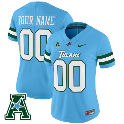 Tulane Green Wave 2025 Vapor Limited Custom Jersey - All Stitched - Image 9