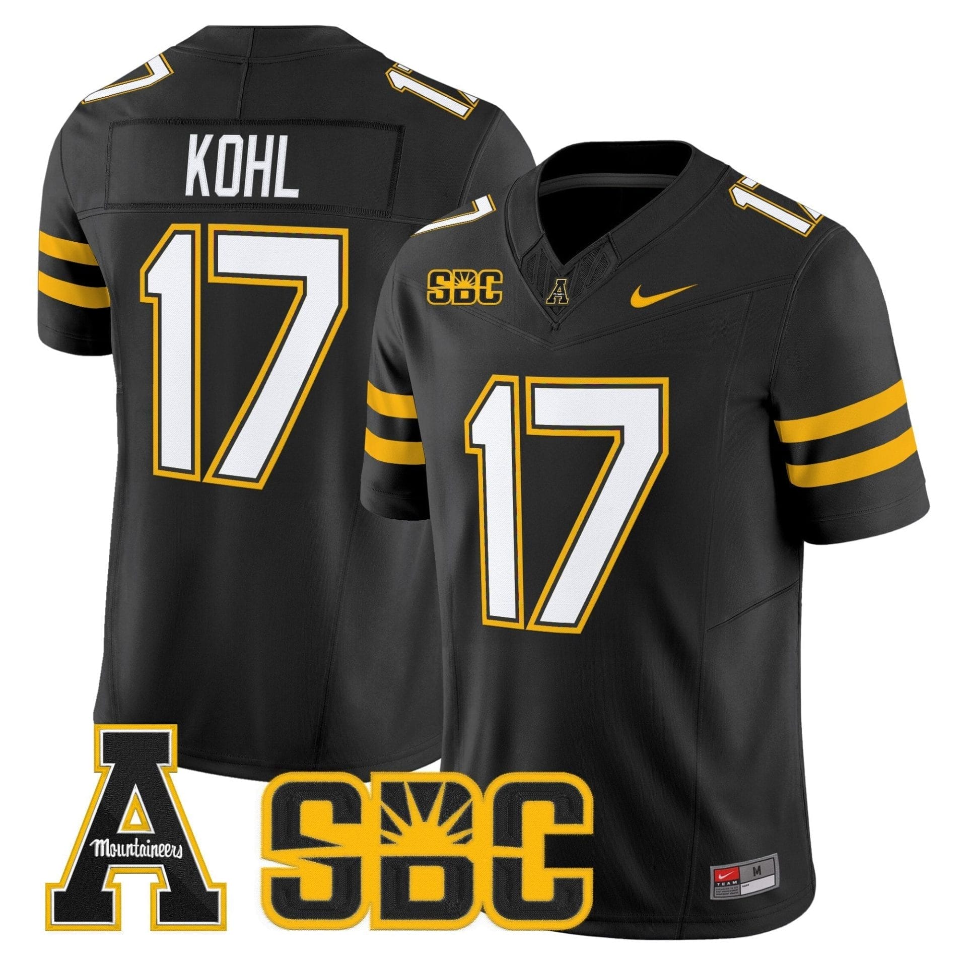 Men's App State Mountaineers 2025 Vapor Limited Jersey - All stitched 5 Men's App State Mountaineers 2025 Vapor Limited Jersey - All stitched - Image 5