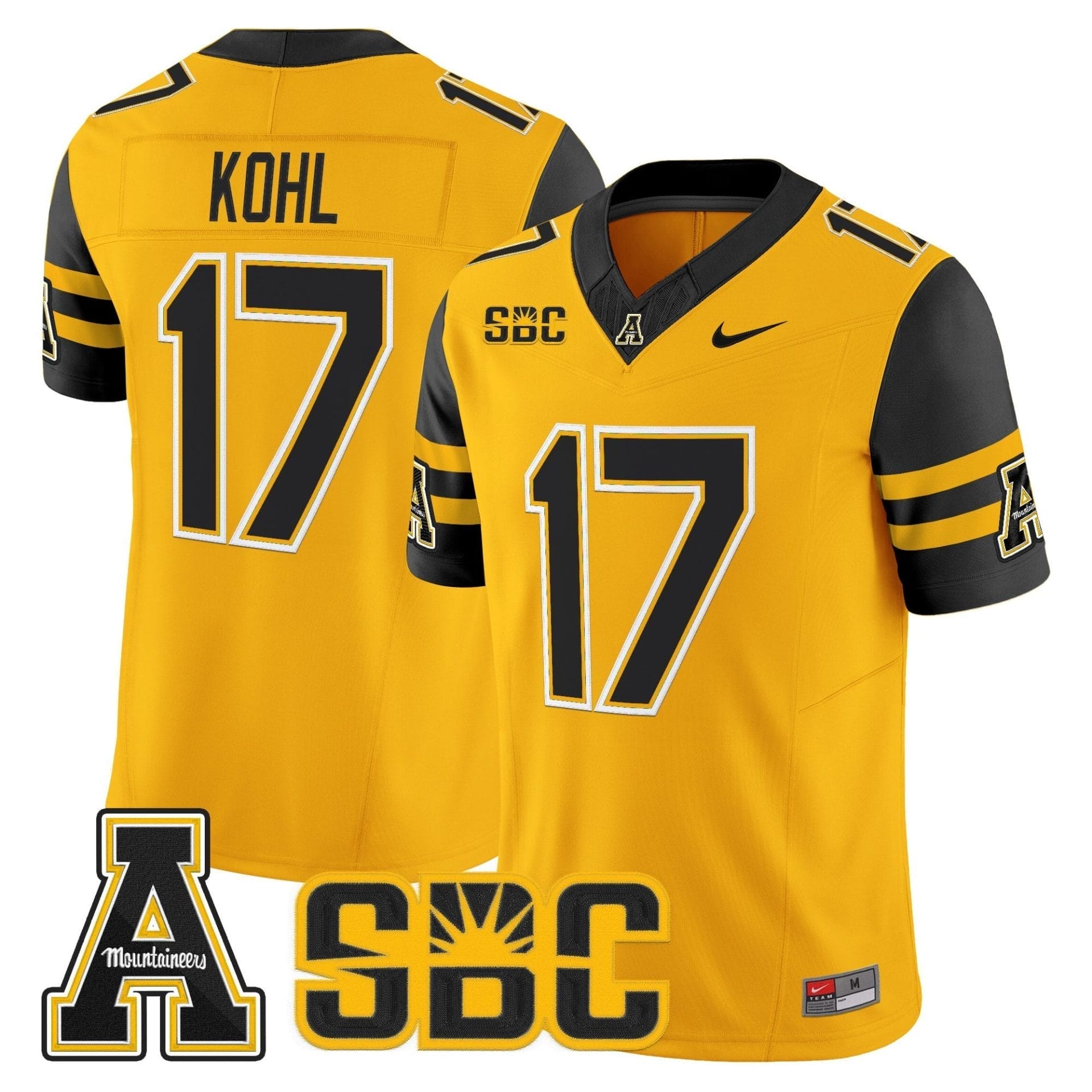 Men's App State Mountaineers 2025 Vapor Limited Jersey - All stitched 23 Men's App State Mountaineers 2025 Vapor Limited Jersey - All stitched - Image 23