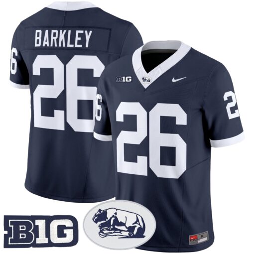Men's Penn State Nittany Lions Throwback Vapor Limited Jersey - All Stitched - Image 6