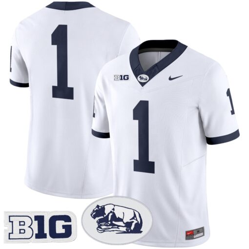 Men's Penn State Nittany Lions Throwback Vapor Limited Jersey - All Stitched - Image 16