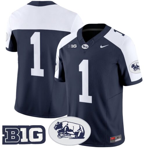 Men's Penn State Nittany Lions Throwback Vapor Limited Jersey - All Stitched - Image 24