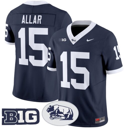 Men's Penn State Nittany Lions Throwback Vapor Limited Jersey - All Stitched - Image 2