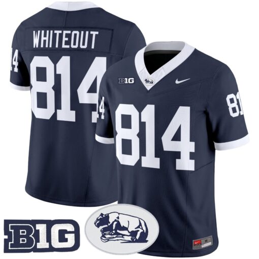 Men's Penn State Nittany Lions Throwback Vapor Limited Jersey - All Stitched - Image 3