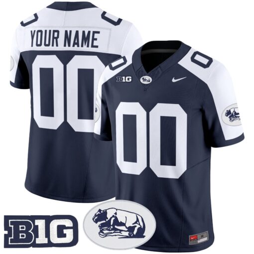 Penn State Nittany Lions Throwback Vapor Limited Custom Jersey - All Stitched - Image 3
