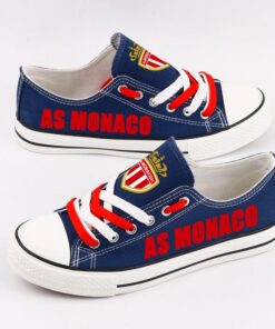 AS Monaco Low Top Canvas Sport Sneakers Shoes For Men Women Fans