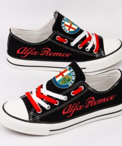 Alfa Romeo Racing Canvas Sneakers Shoes For Men Women Fans