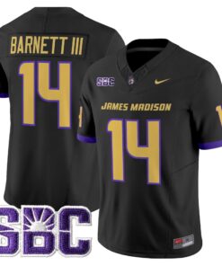 Alonza Barnett III Jersey 14 James Madison Dukes 2025 Stitched Black 12af7cc6 de00 42ad abdc 4b43fa4854f7