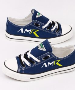 Aston Martin Canvas Sneakers Shoes For Men Women Fans