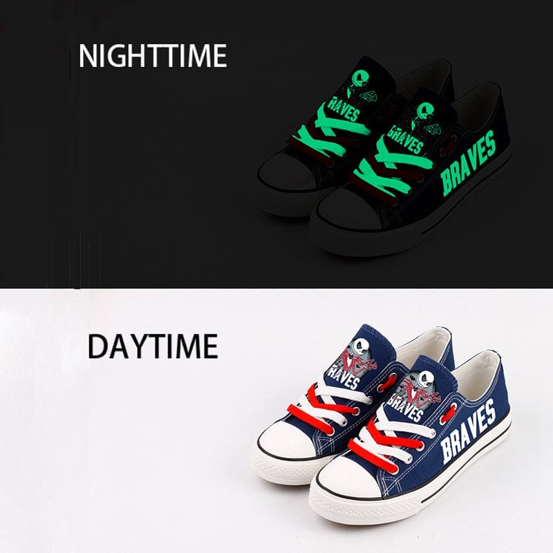 Atlanta Braves Limited Print Low Top Canvas Shoes Sport Sneakers For Men Women Fans - Image 6