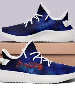 Alternative view of Atlanta Braves NFL 350v Yeezy Sneakers For Men Women Fans