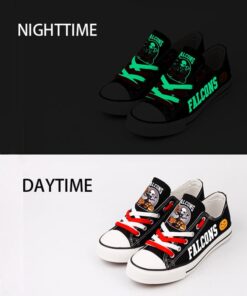 Atlanta Falcons Low Top Canvas Sport Sneakers Shoes For Men Women Fans