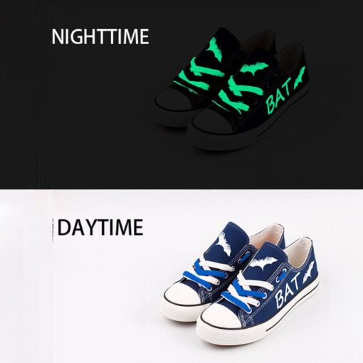 Bat Canvas Sneakers Shoes For Men Women Fans - Image 4