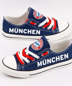 Alternative view of Bayern Munich Low Top Canvas Sport Sneakers Shoes For Men Women Fans