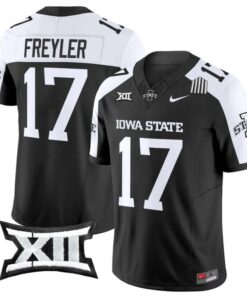 Beau Freyler Jersey #17 Iowa State Cyclones 2025 Limited Stitched Black Alter