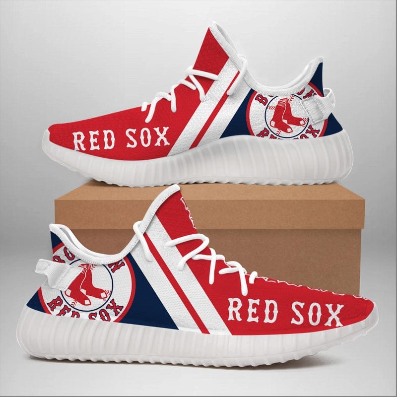 Boston Red Sox 350v Yeezy Sneakers For Men Women Fans 1 Boston Red Sox 350v Yeezy Sneakers For Men Women Fans