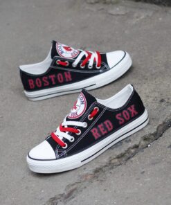 Boston Red Sox Limited Print Low Top Canvas Shoes Sport Sneakers For Men Women Fans 10 Boston Red Sox Limited Print MLB Students Low Top Canvas Shoes Sport Sneakers 4