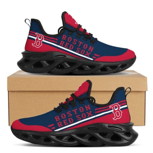 Boston Red Sox MLB Max Soul Sneakers Shoes Elevate Your Every Step - Image 3