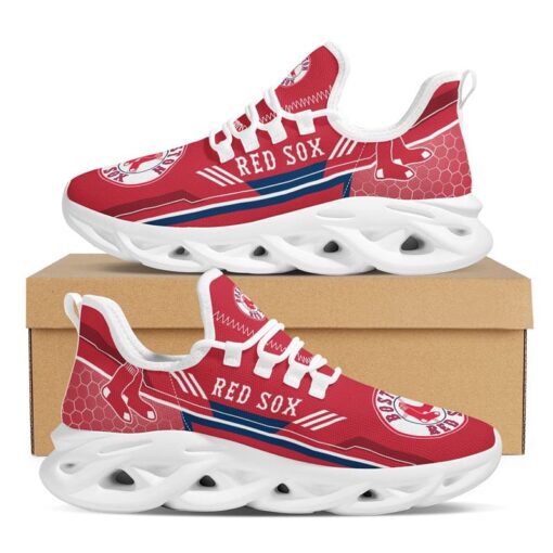 Boston Red Sox MLB Max Soul Sneakers Shoes Elevate Your Every Step - Image 2