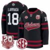 Brandon Larraga Jersey 18 Alabama Crimson 2025 26 20th Patch Stitched Black 9e693399 00ff 4302 b068 4ee5a38a6fc5