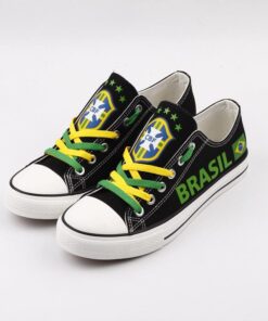 Brazil Low Top Canvas Sport Sneakers Shoes For Men Women Fans